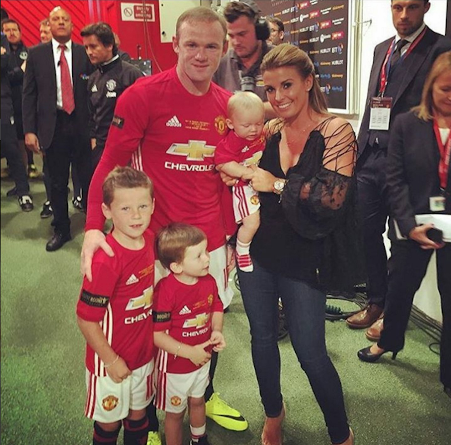 Wayne Coleen Rooney children