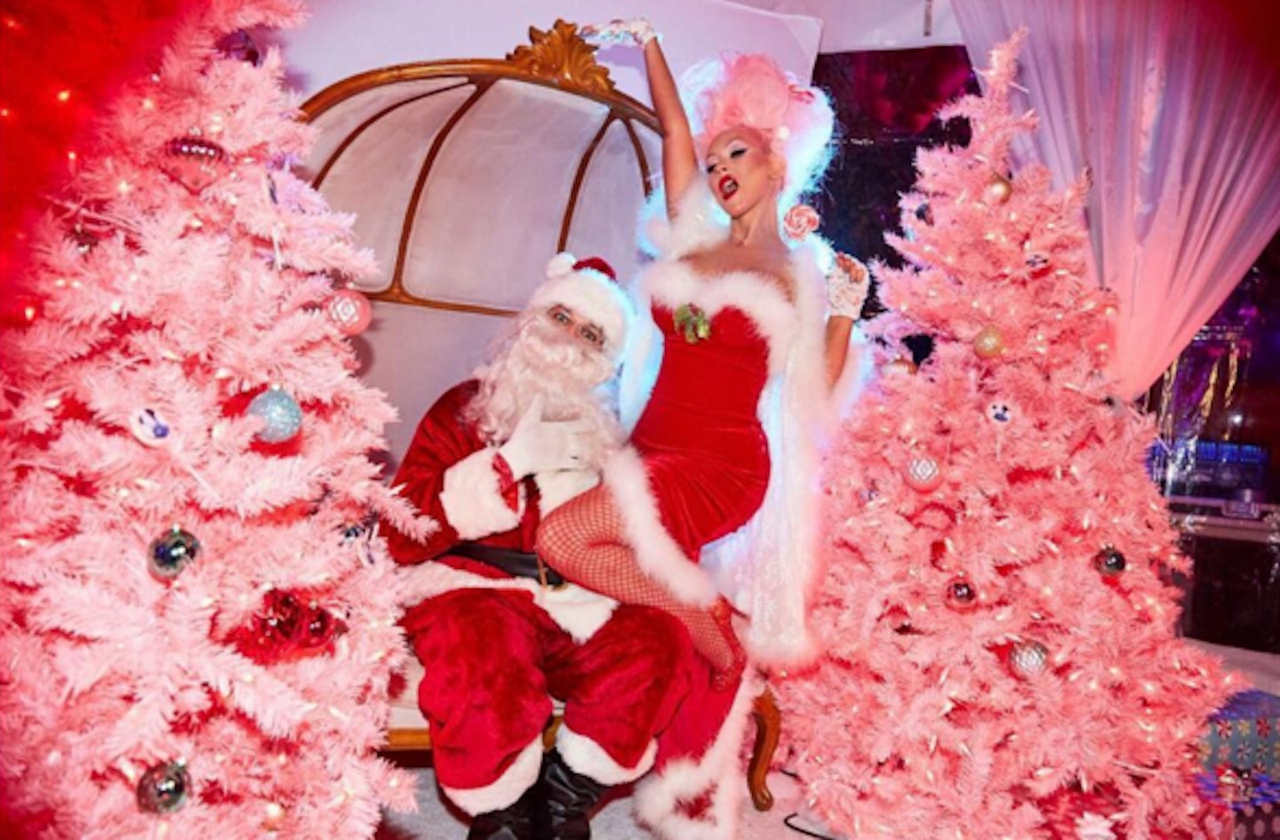 Christina Aguilera Christmas Tree