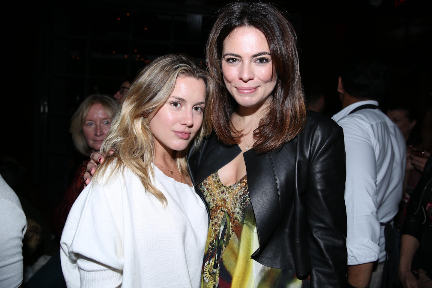 Caggie partied with Leni's Model Management founder Eleni Renton 