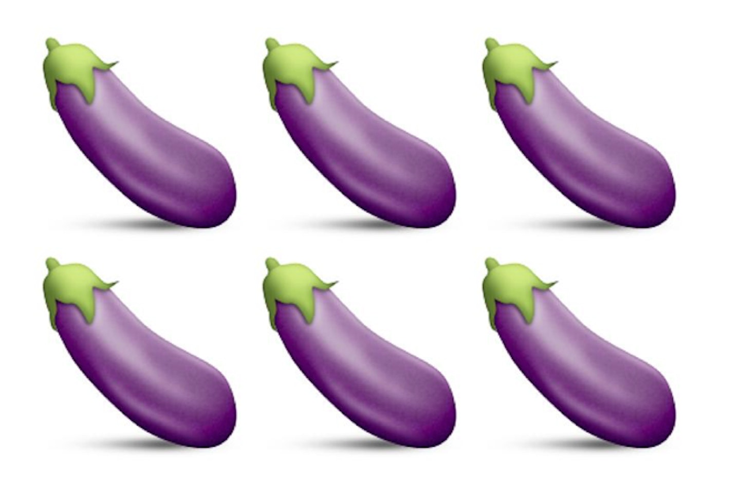 Aubergine emojis