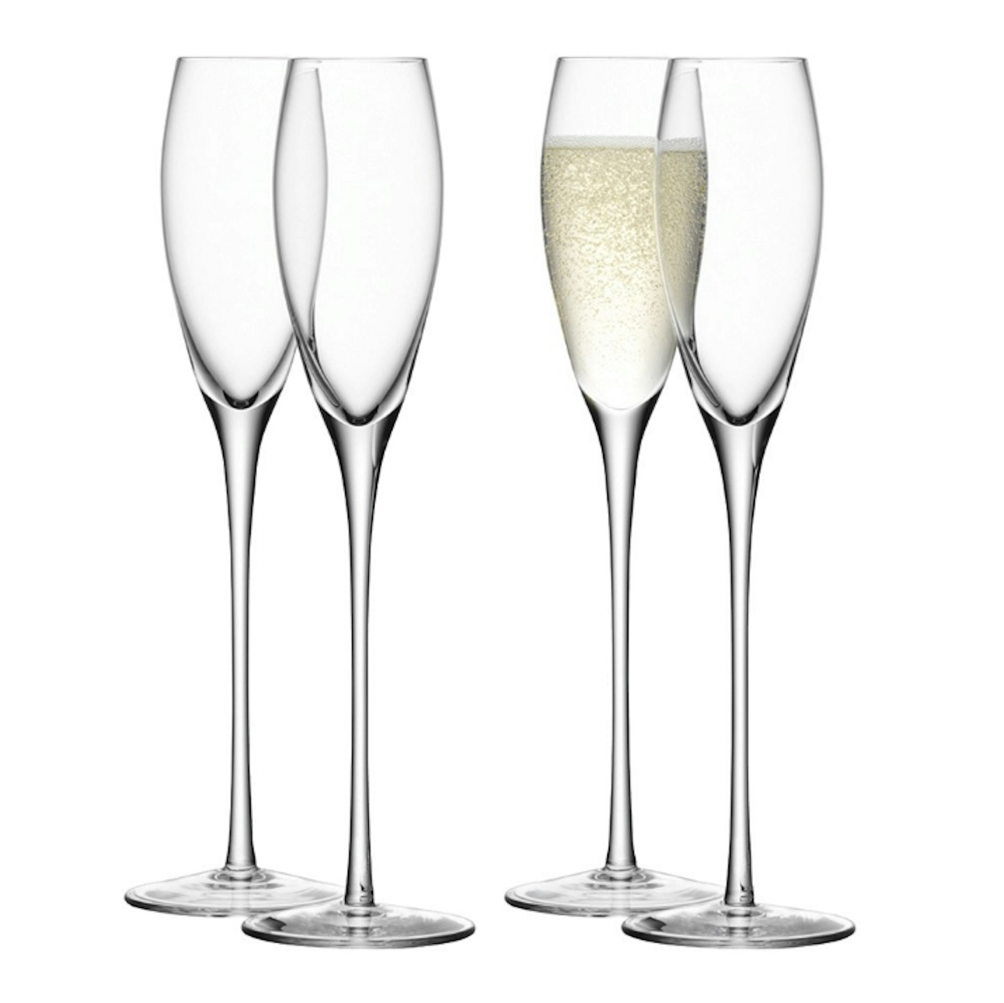 champagne flutes