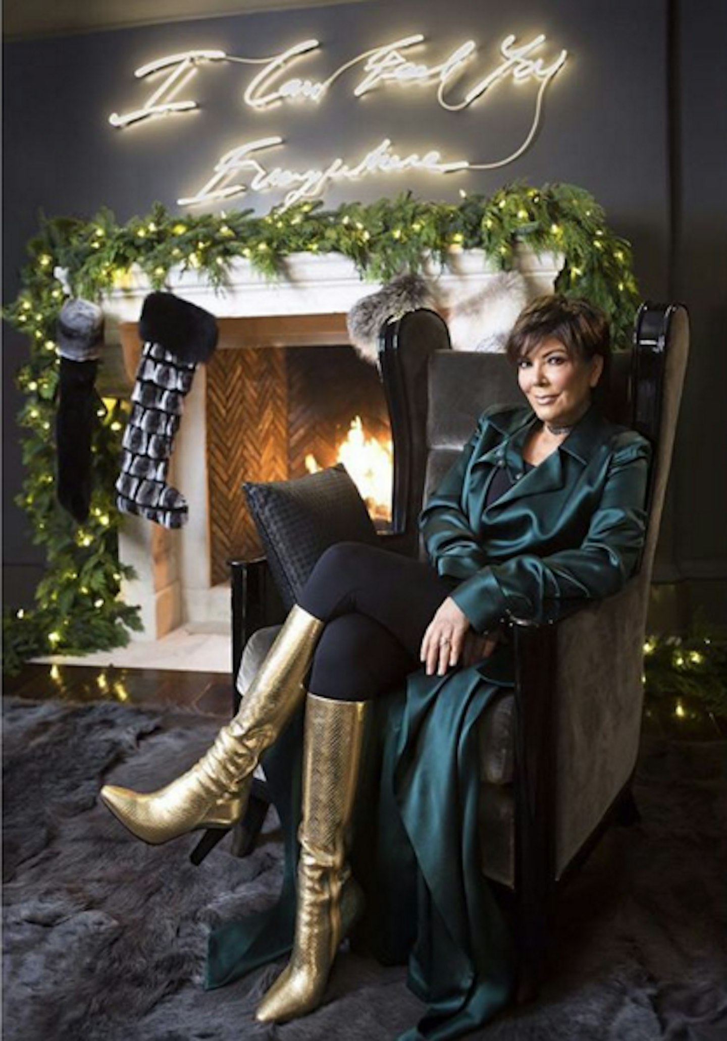 Kris Jenner Christmas decoration