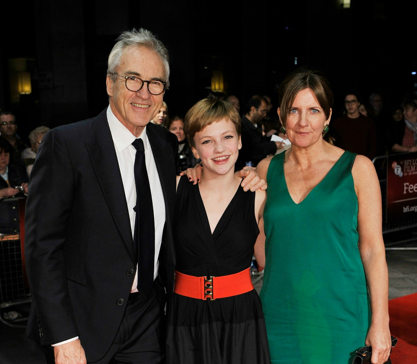 Larry Lamb and Claire Burt