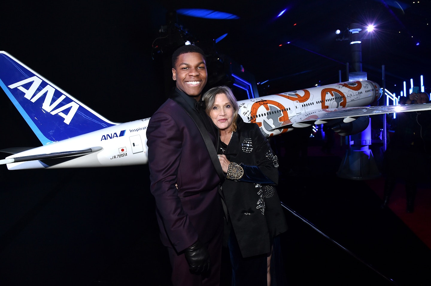 carrie fisher john boyega