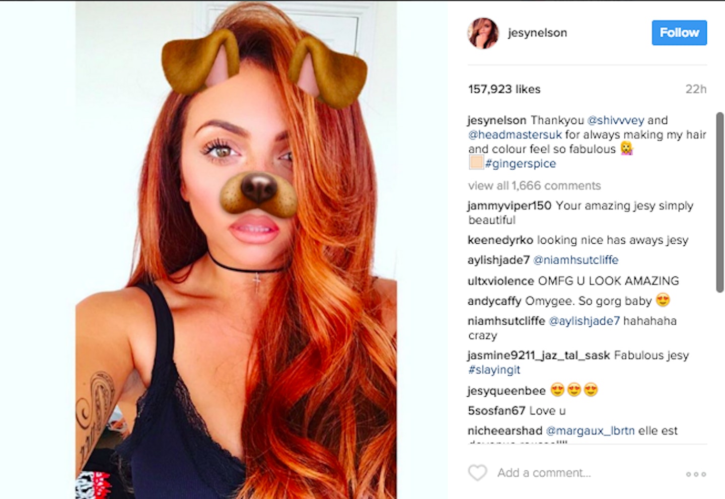 Jesy Nelson new hair