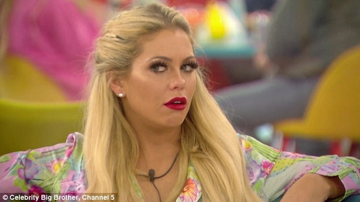 Bianca looking angry in CBB