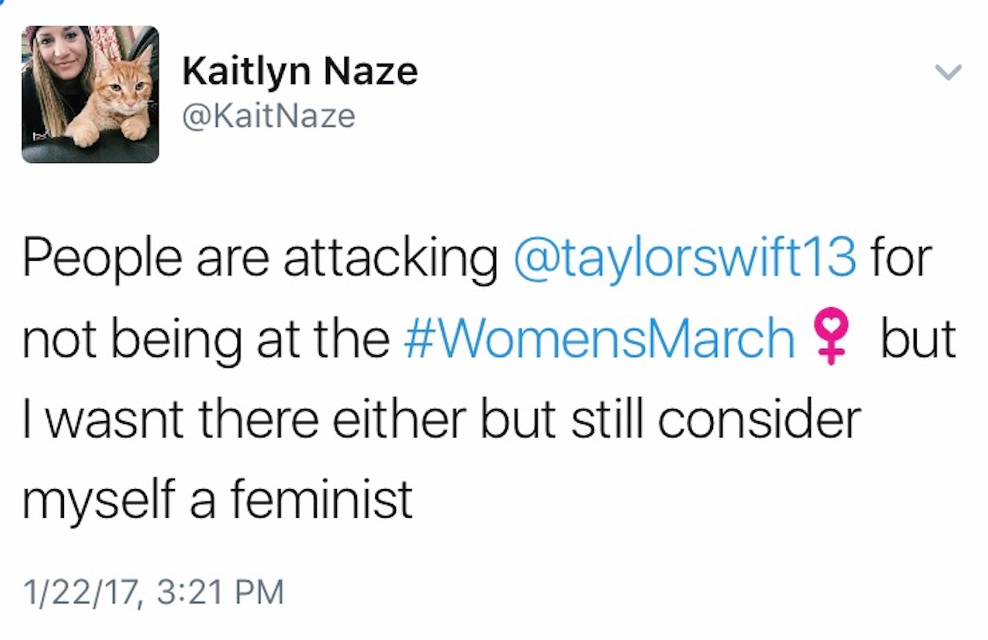Taylor Swift women's march
