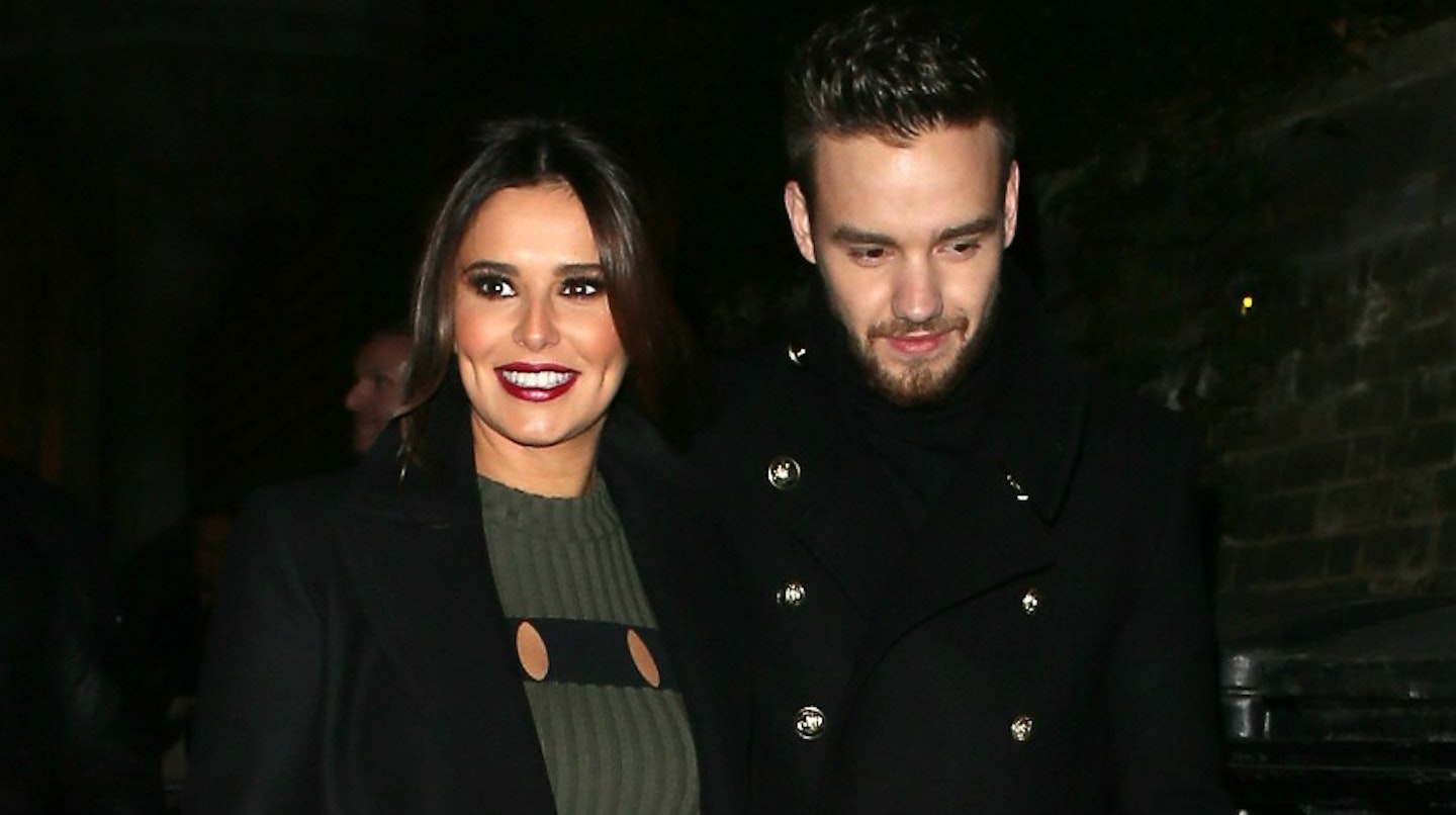 Cheryl and Liam in London in December