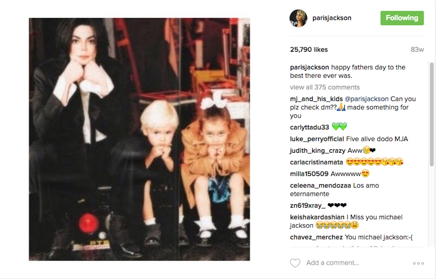 Micheal Jackson, Paris Jackson