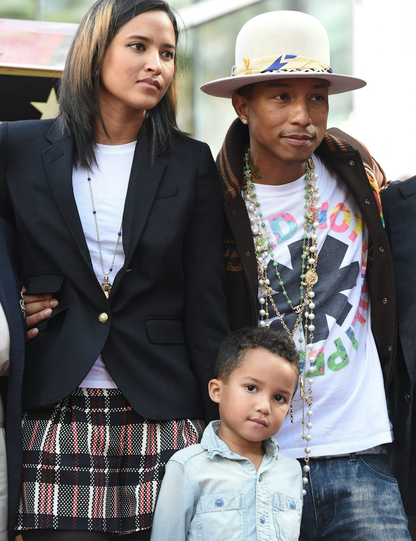 What are Pharrell Williams' triplets names, when were they born