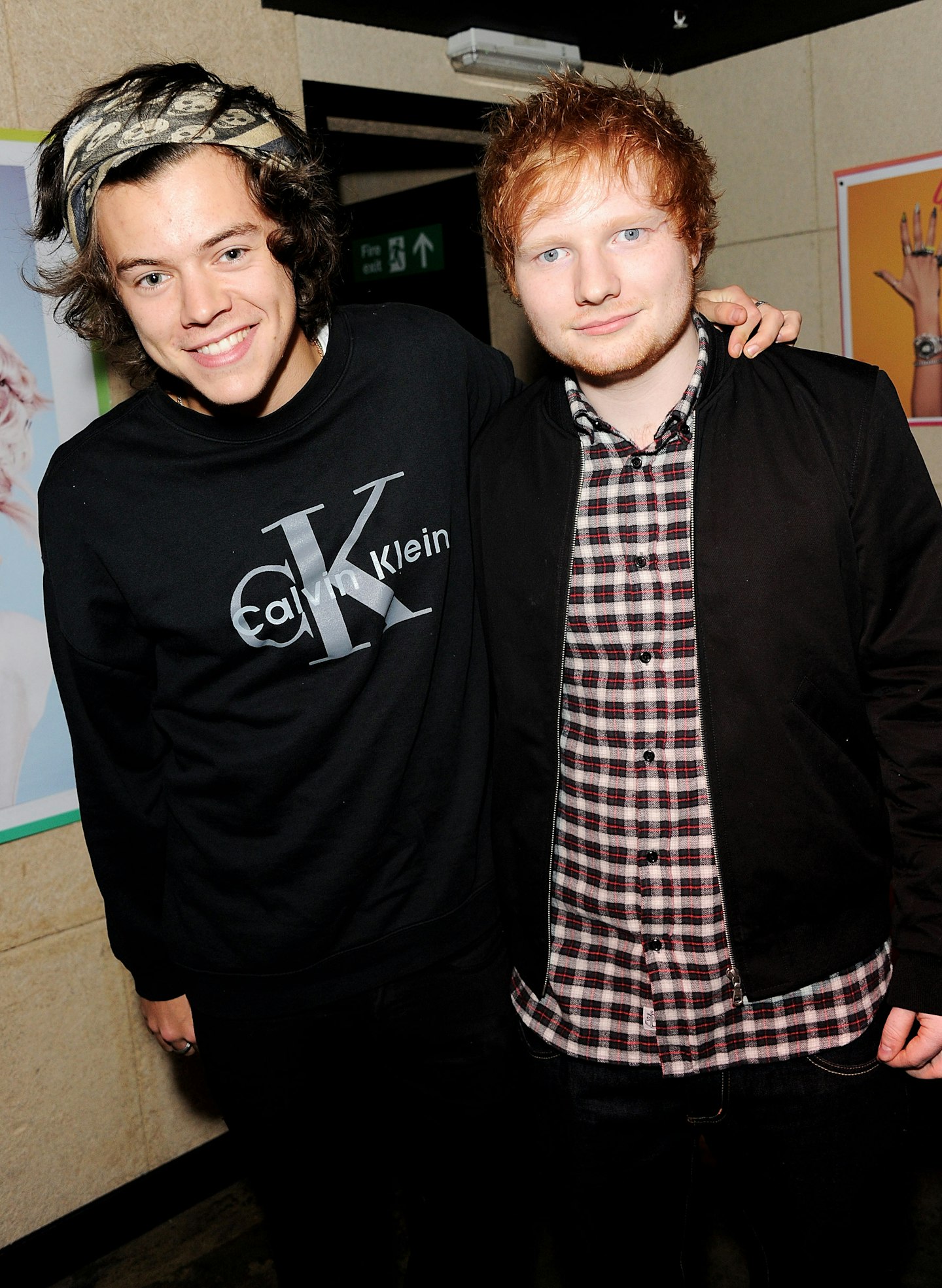 Harry Styles and Ed Sheeran