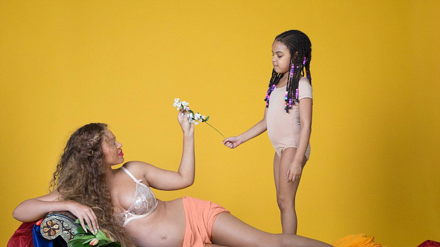 Beyonce pregnant twins Blue Ivy 