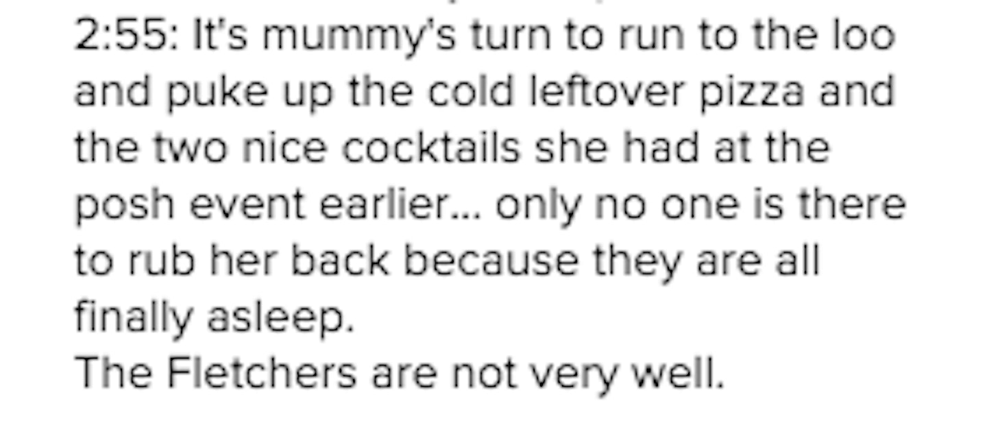 Giovanna Fletcher ill Instagram post