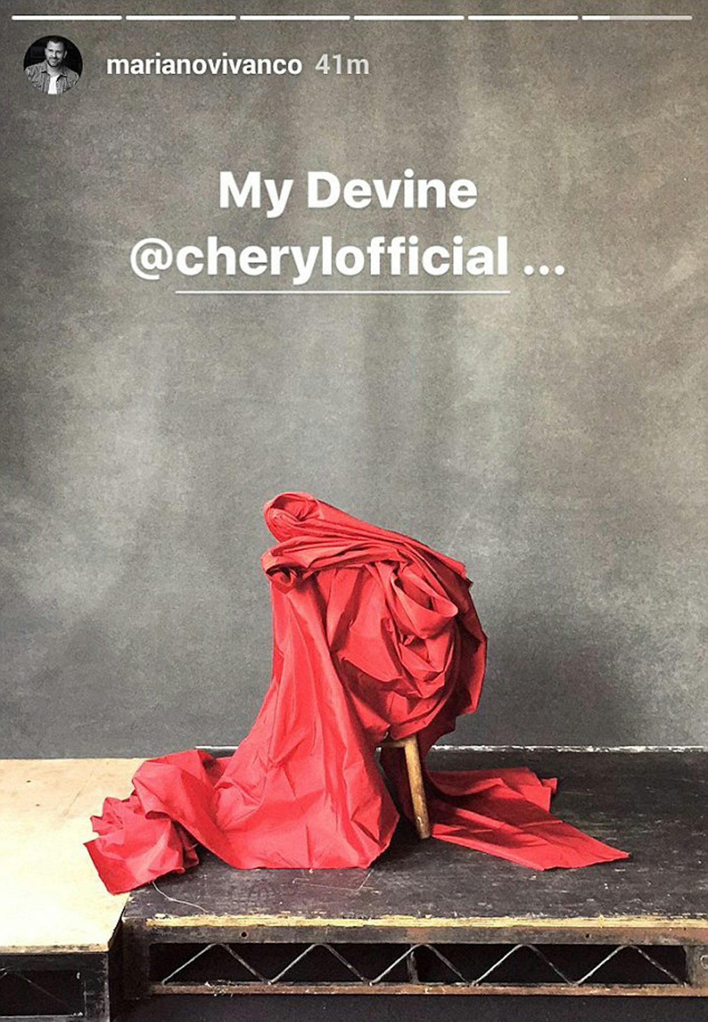 Cheryl pregnancy shoot Instagram