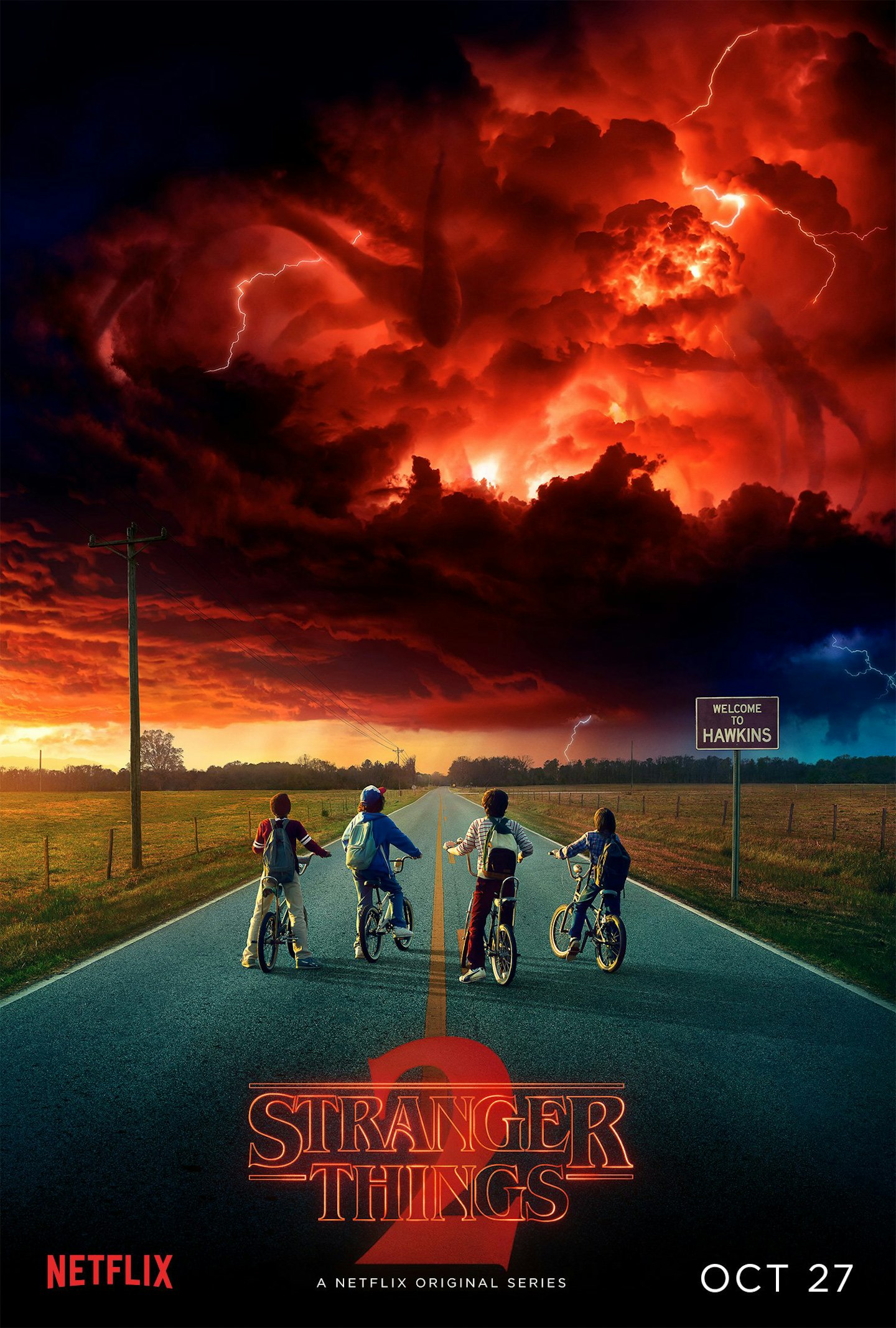 stranger things season two poster