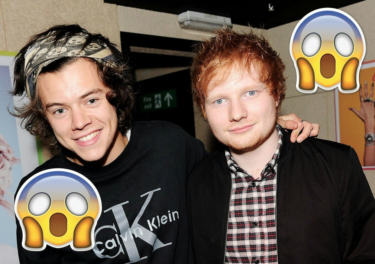 Harry Styles and Ed Sheeran