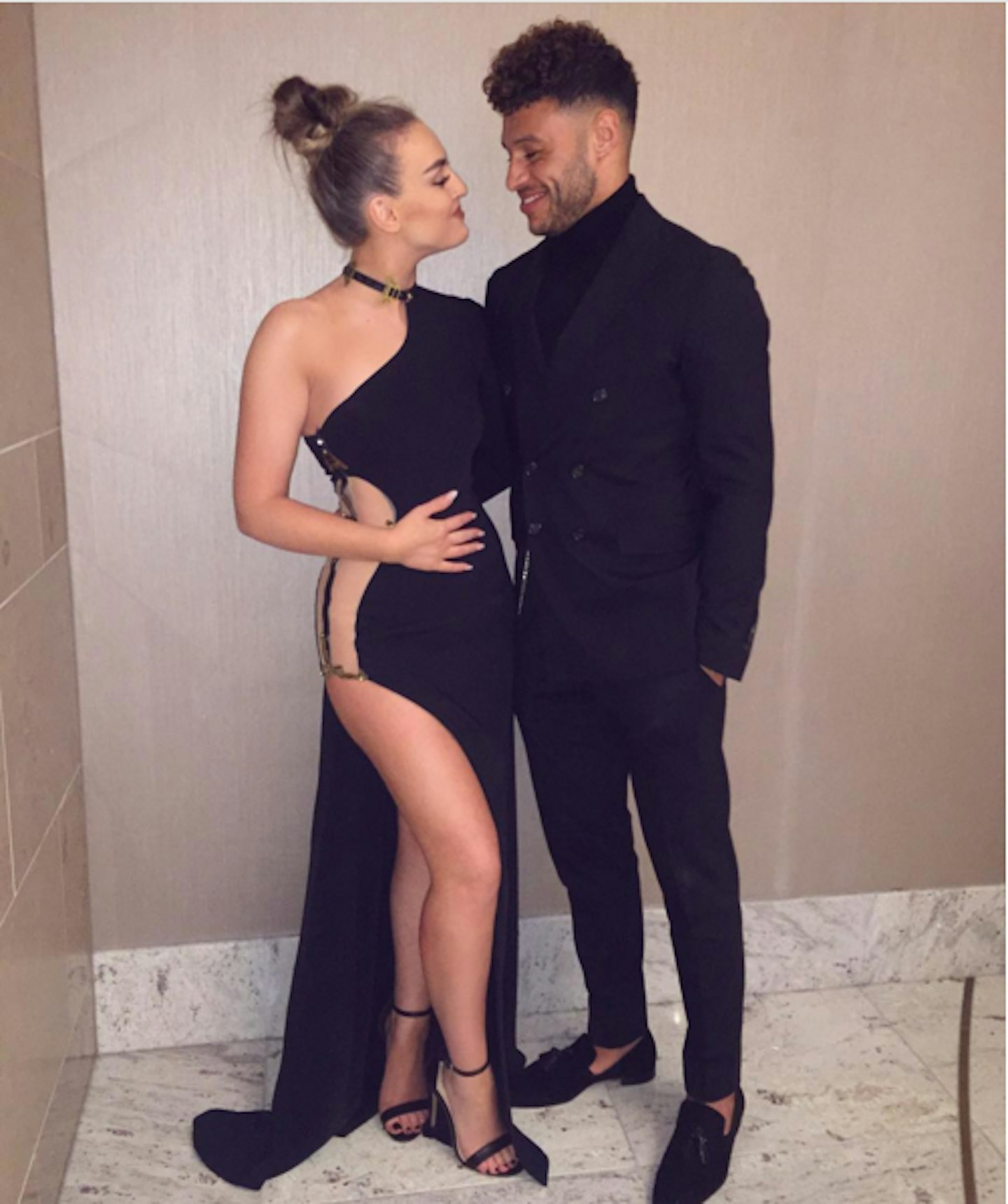 Perrie Edwards and Alex Oxlade-Chamberlain