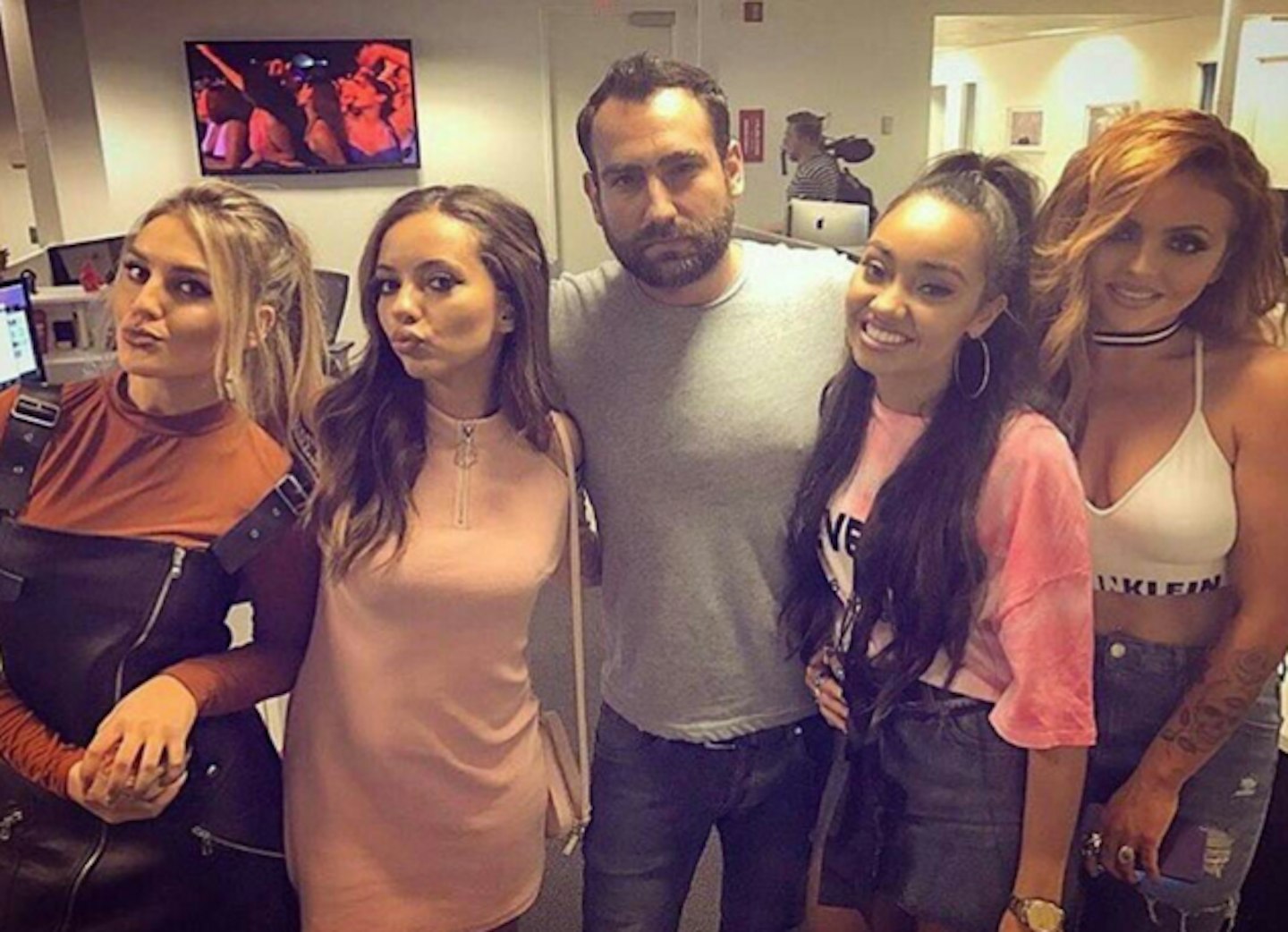 Jade Thirlwall Little Mix wore her dress the wrong way around lol