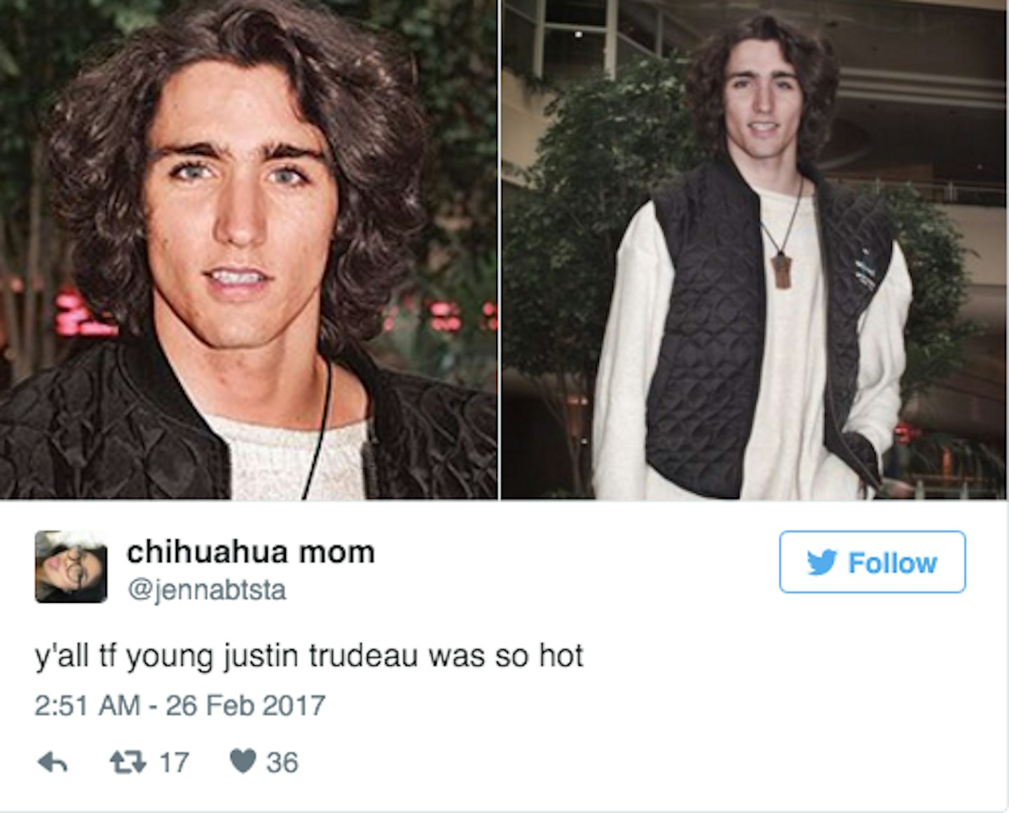 young justin trudeau meme