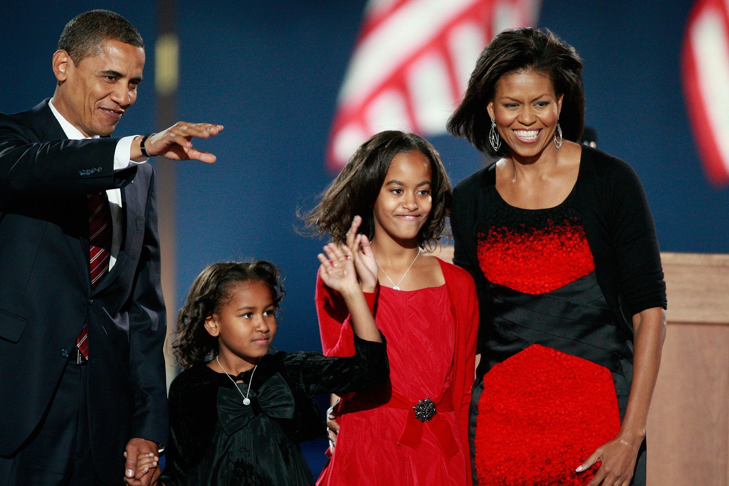 barack obama sasha malia michelle