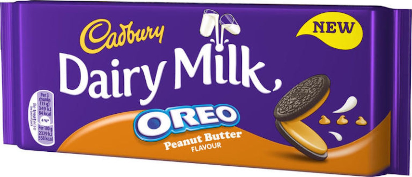 Cadbury Dairy Milk Oreo peanut butter and mint