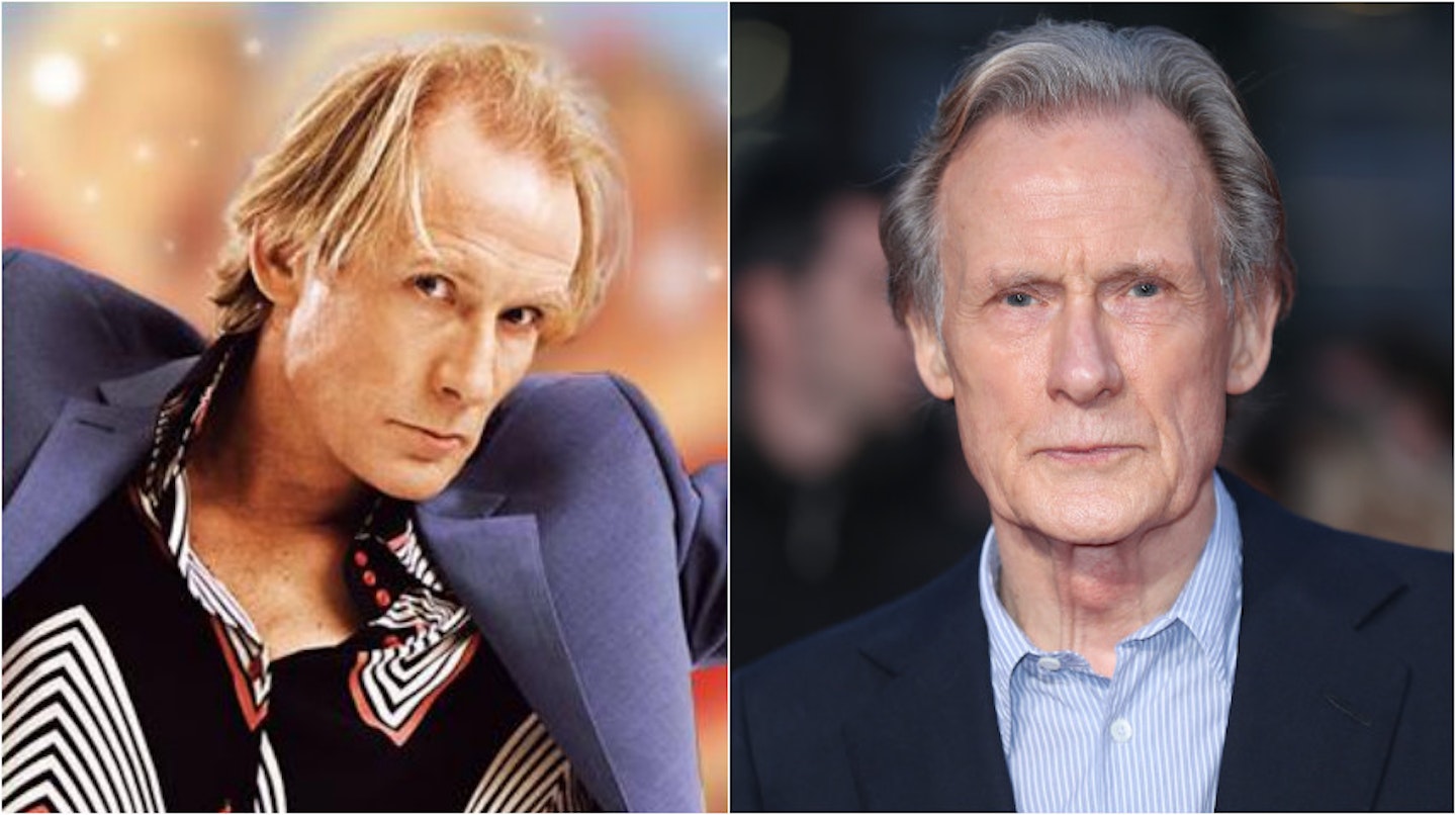 bill nighy love actually then now