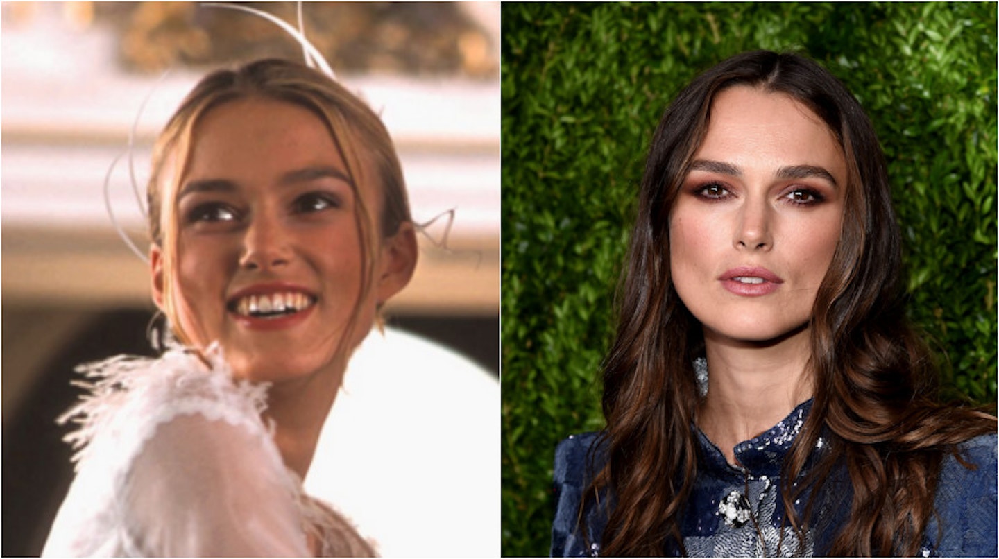 keira knightley love actually then now