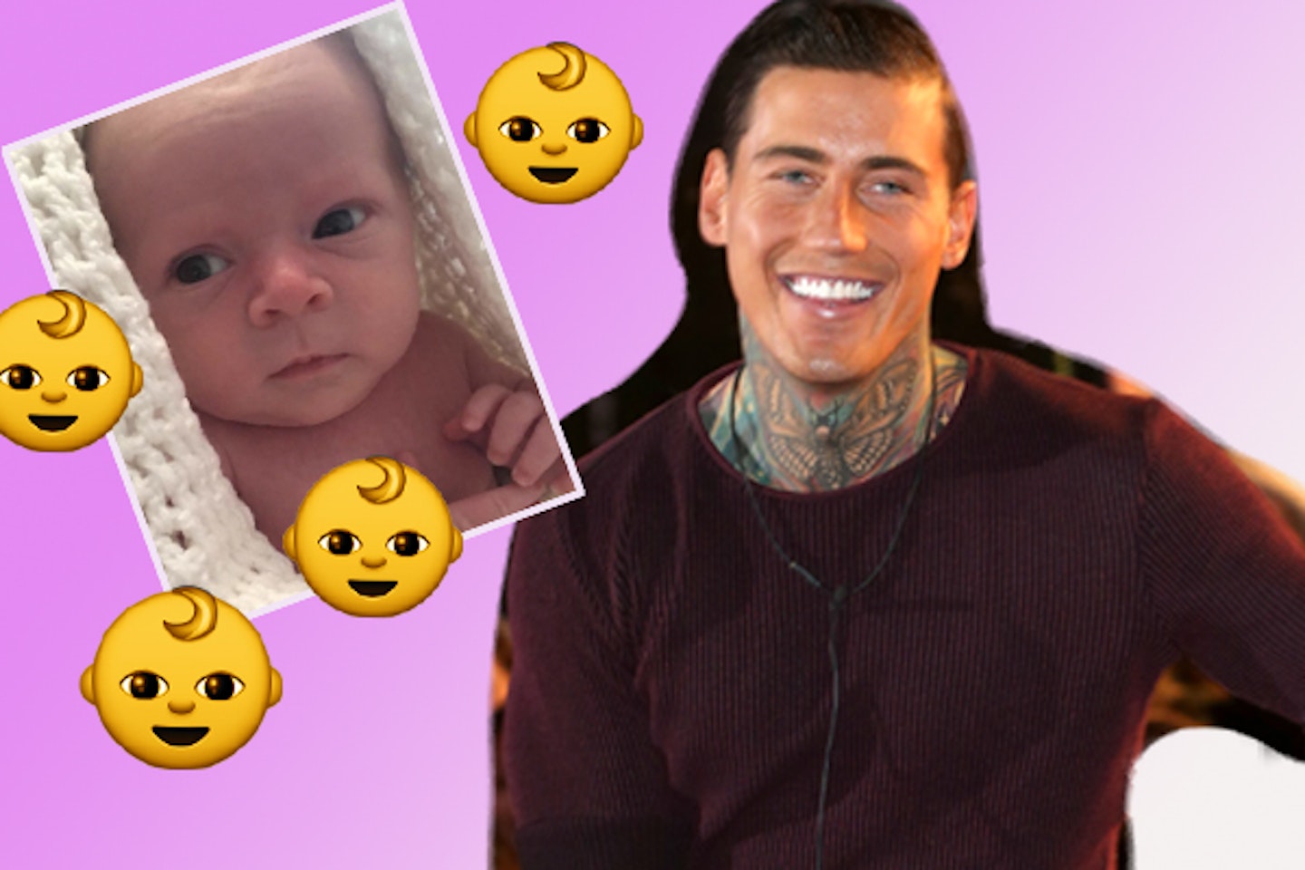 Jeremy McConnell and baby caben