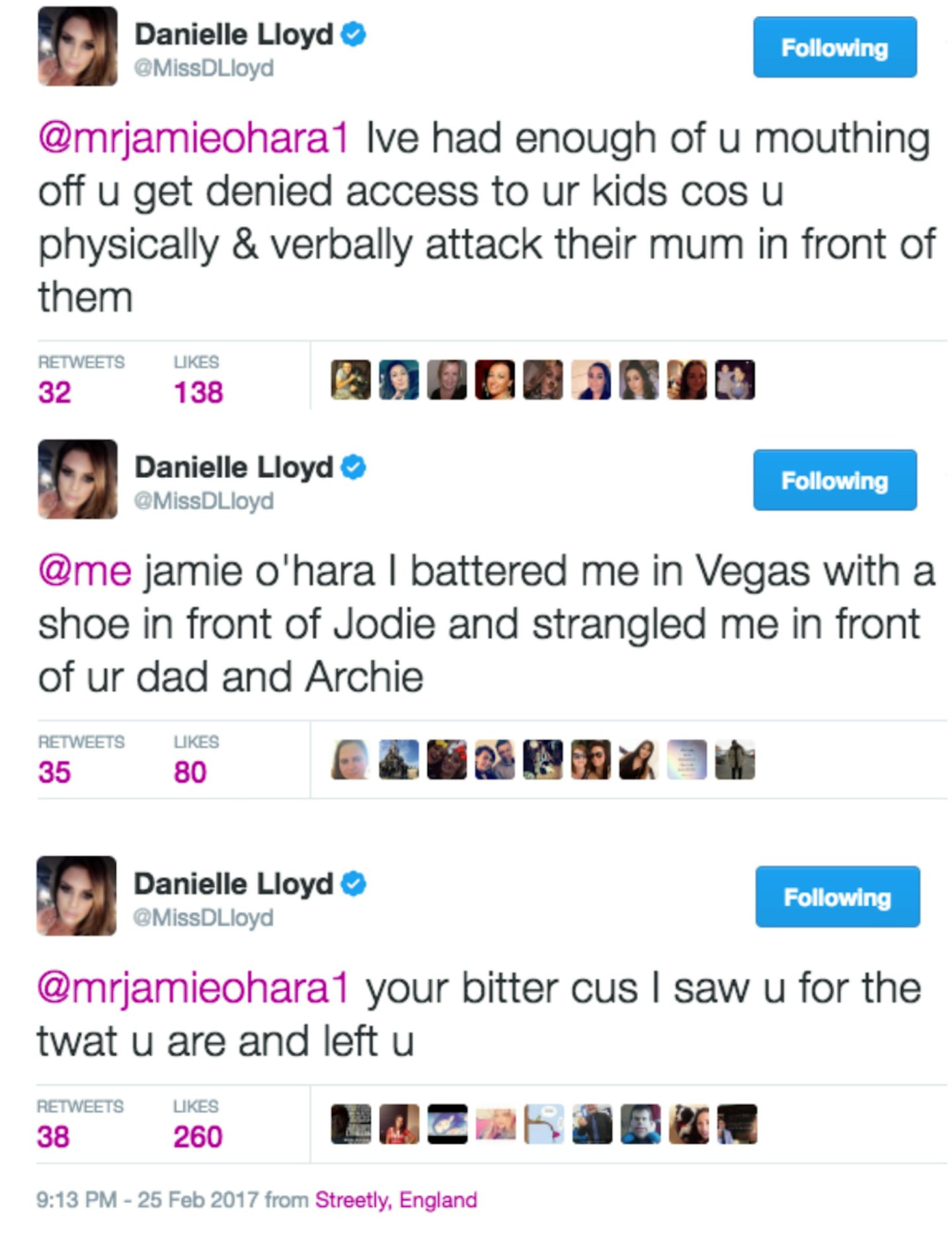 jamie-o-hara-danielle-lloyd-domestic-abuse-twitter-argument-jeremy-kyle-lie-detector-test