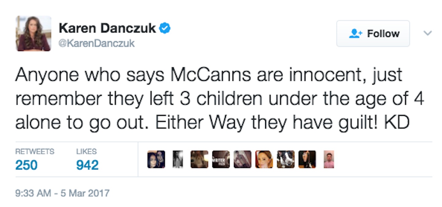 karen-danczuk-madeleine-mccann-blame-gerry-kate-parents-missing-child-jodie-marsh