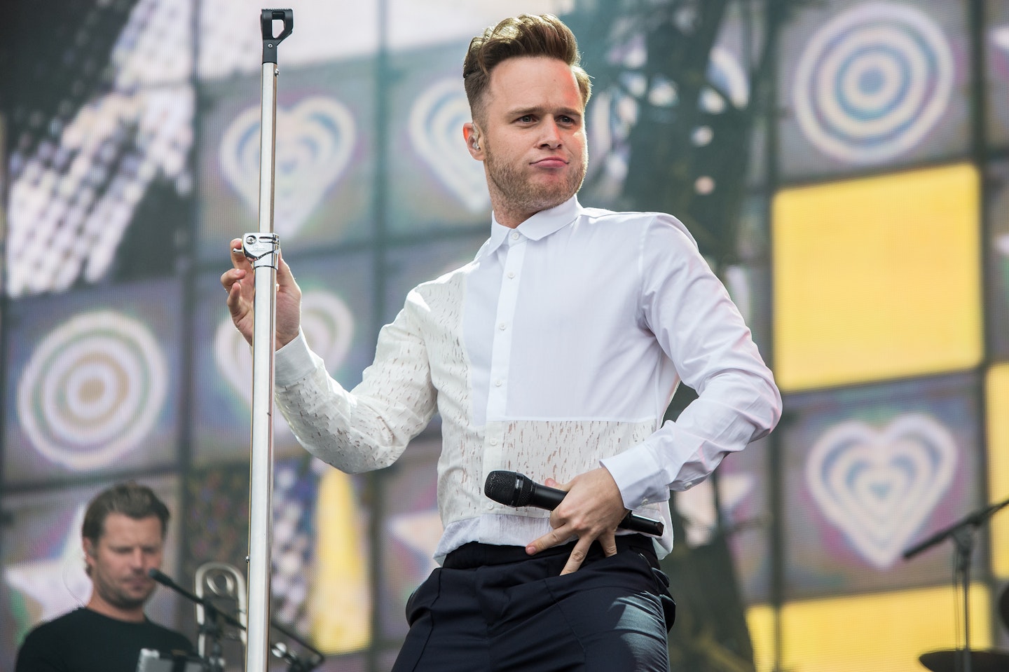 Olly Murs performing in London at British Summer Time Festival 2016