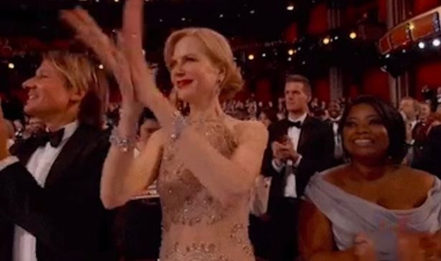 nicole kidman clapping