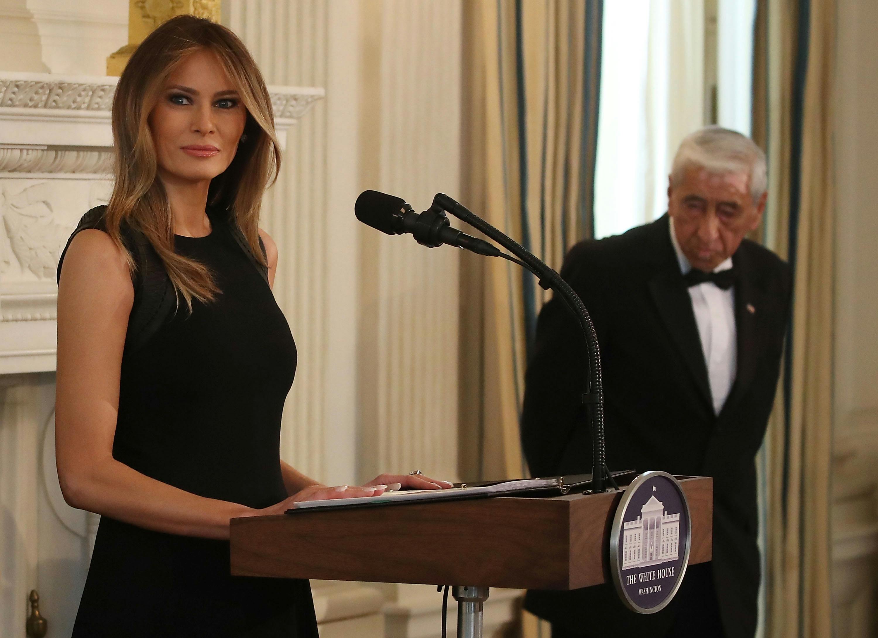 Melania Trump Gives Feminist Speech In Celebration Of International ...