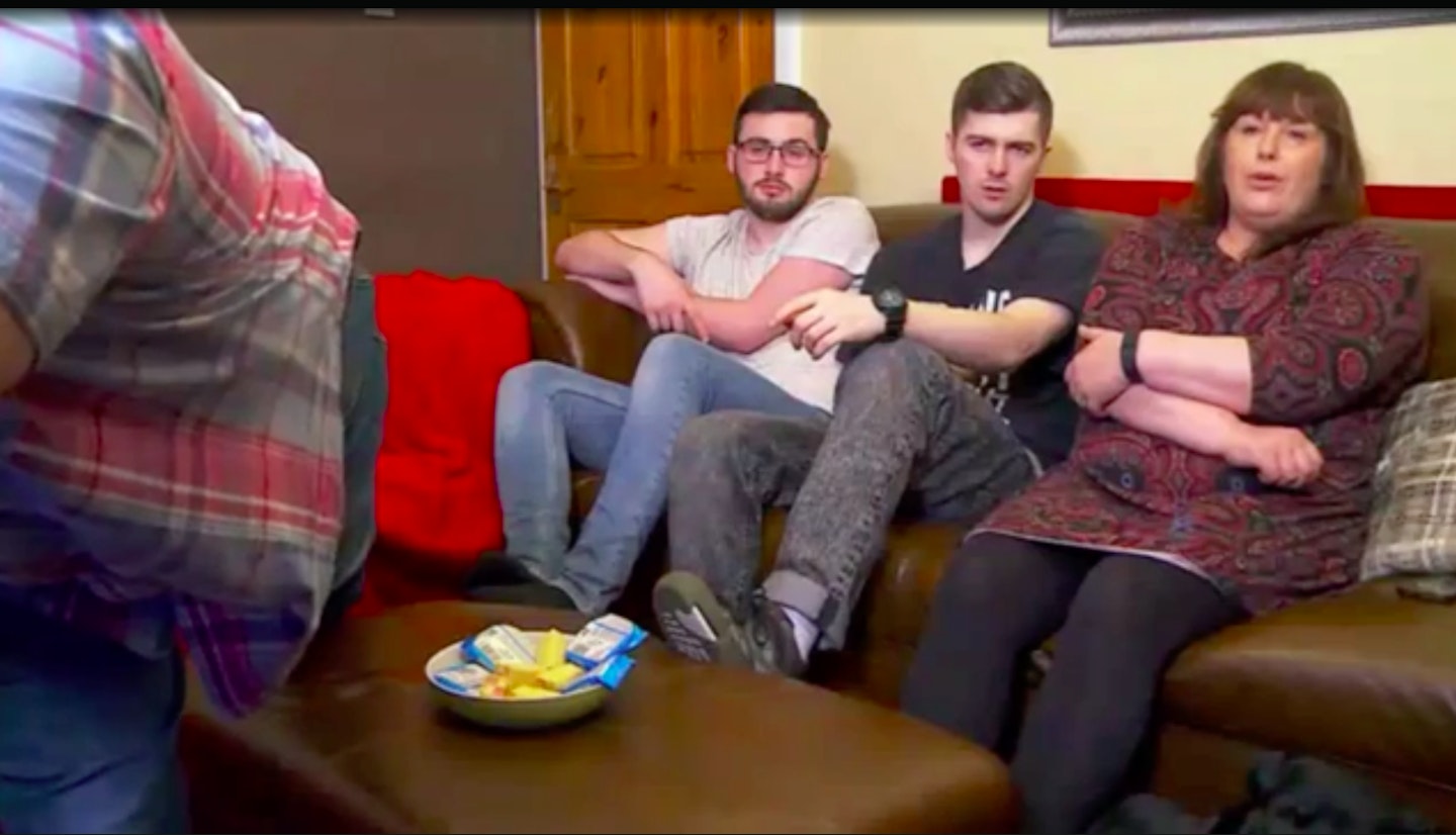 Malone family on Gogglebox