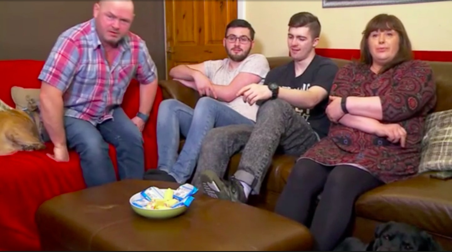 Malone family on Gogglebox