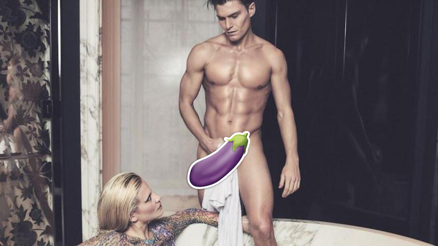 Oliver Cheshire naked with Pixie Lott
