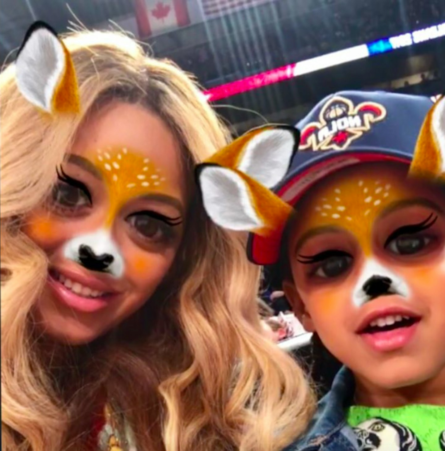 beyonce snapchat blue ivy