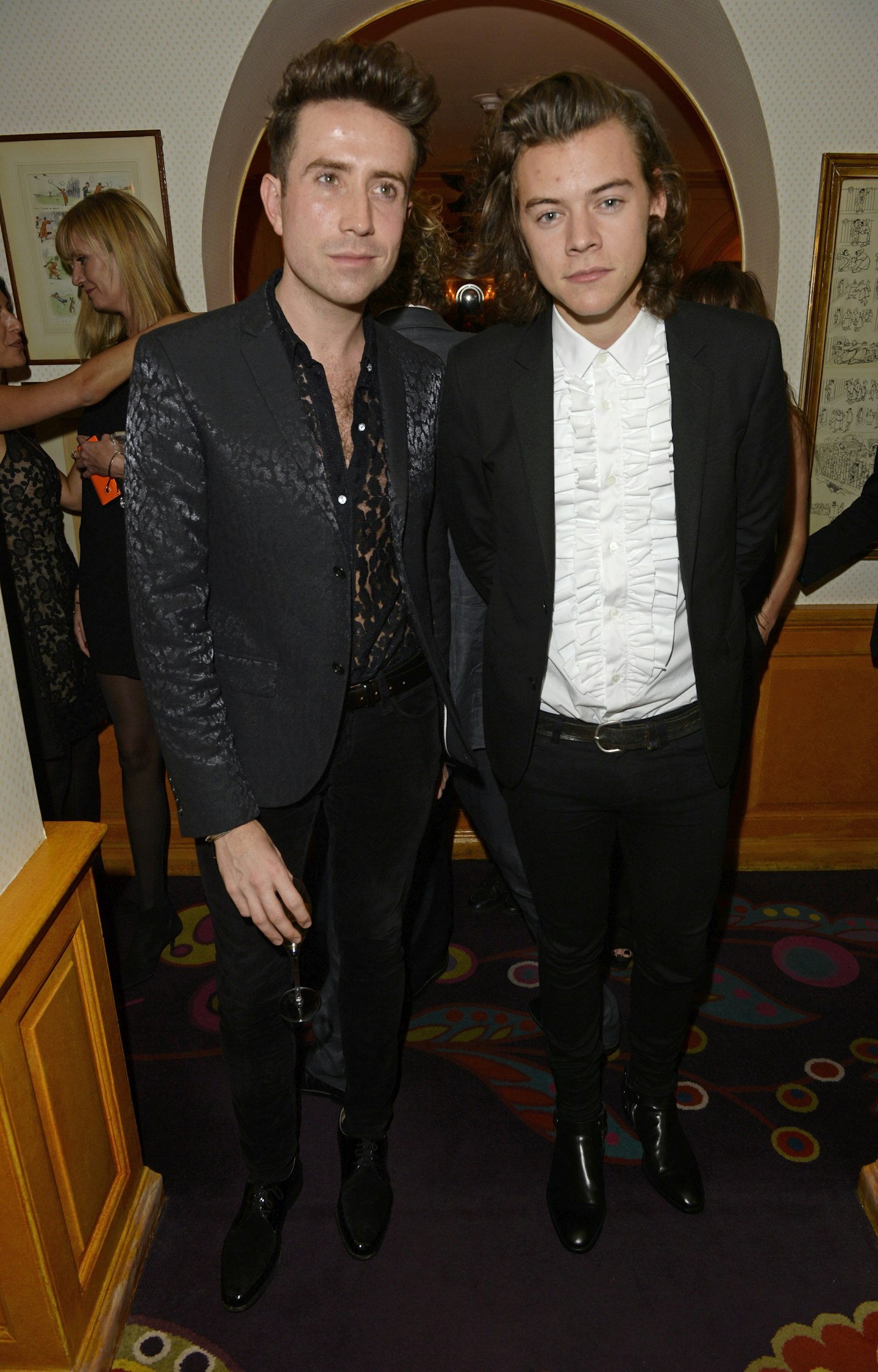 Harry Styles and Nick Grimshaw