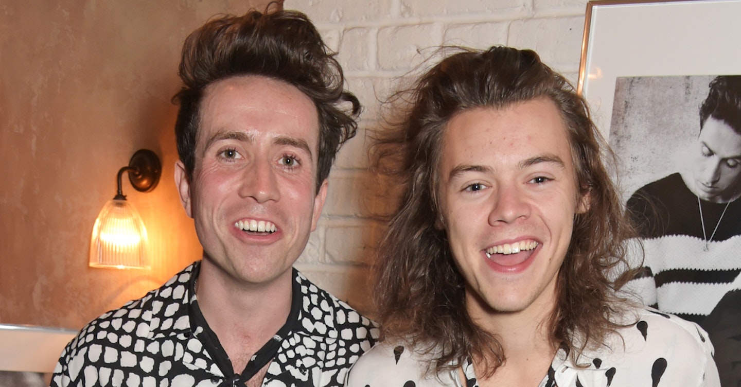 Harry Styles and Nick Grimshaw