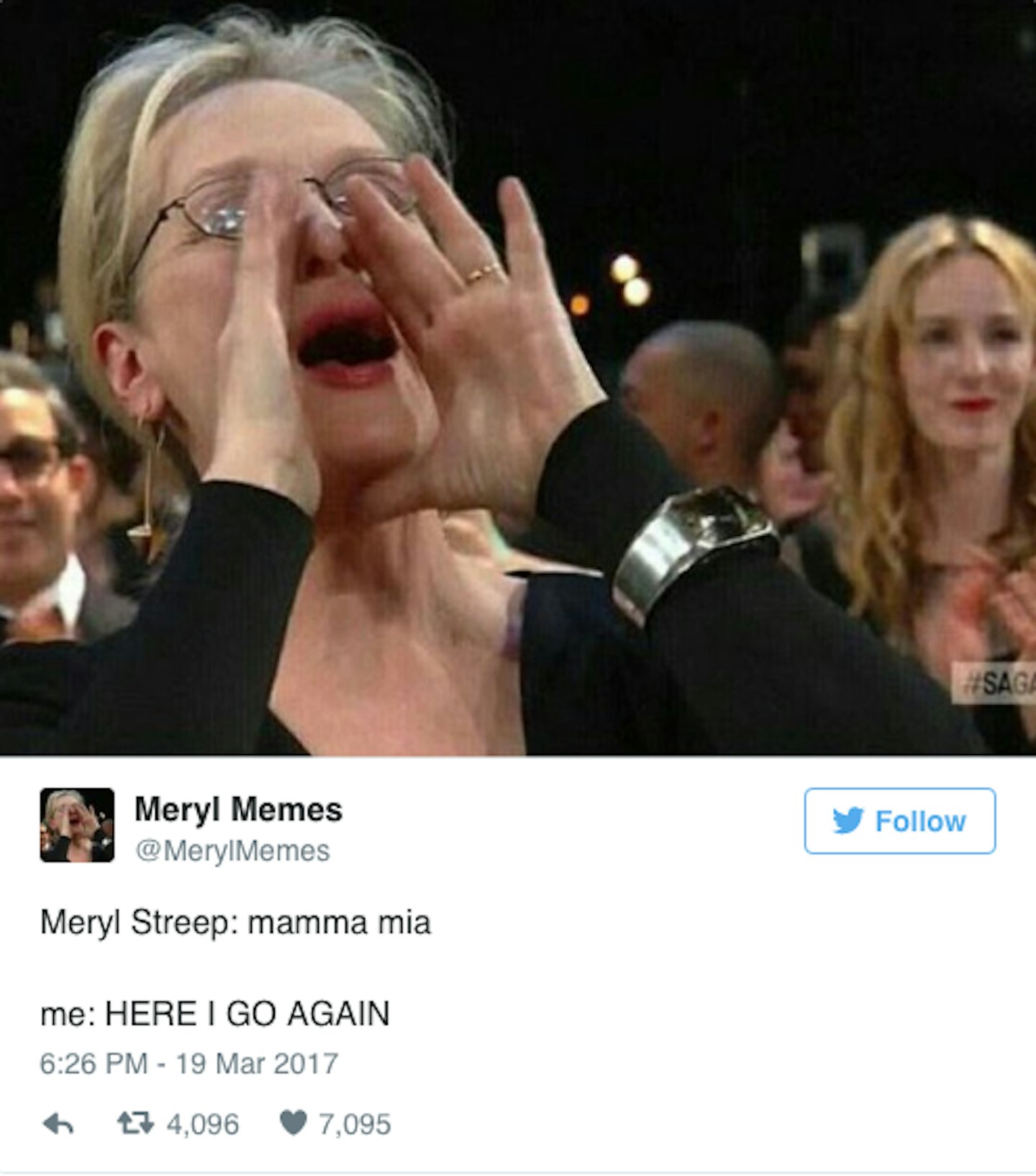 meryl streep singing meme twitter
