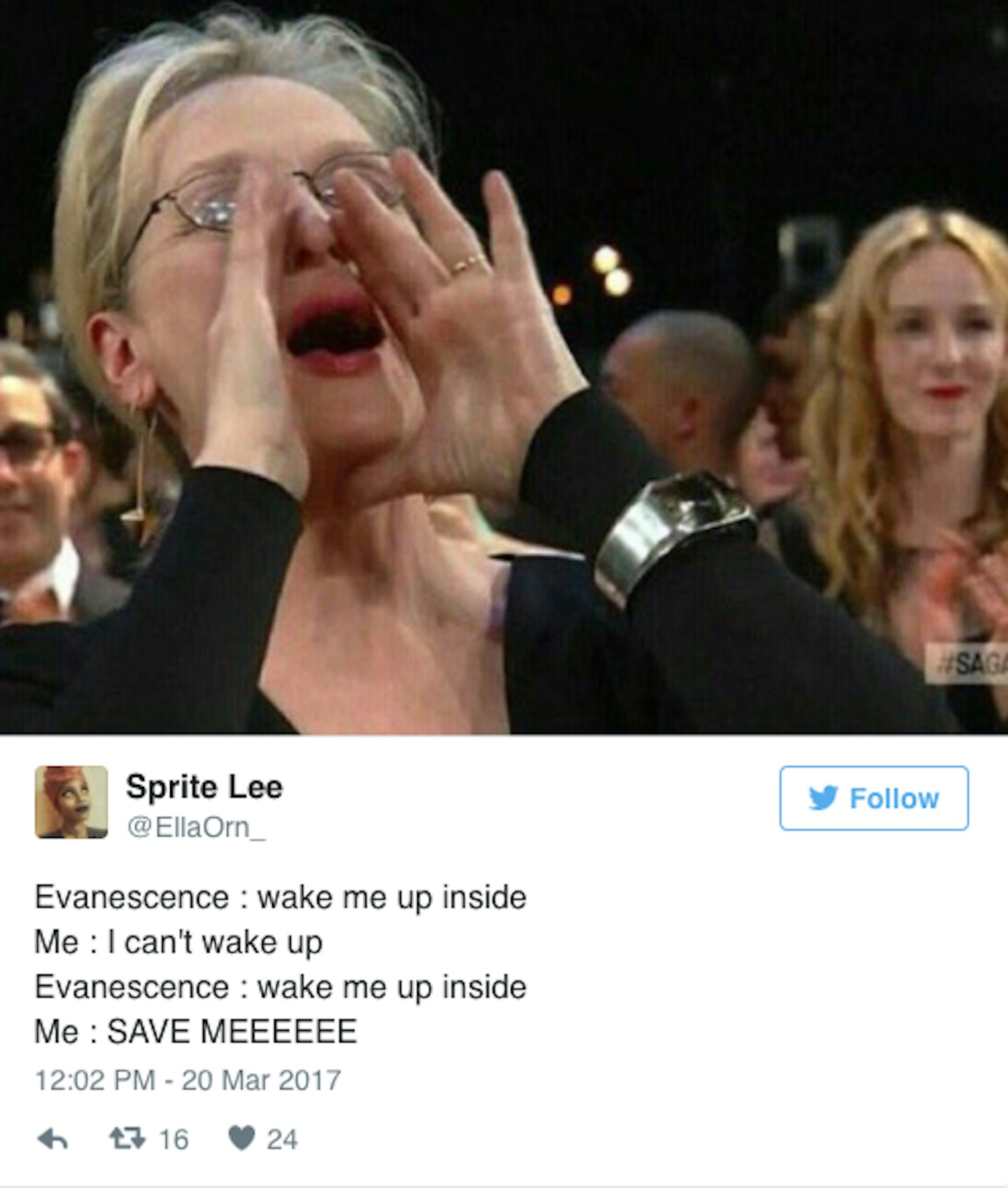 meryl streep singing meme twitter