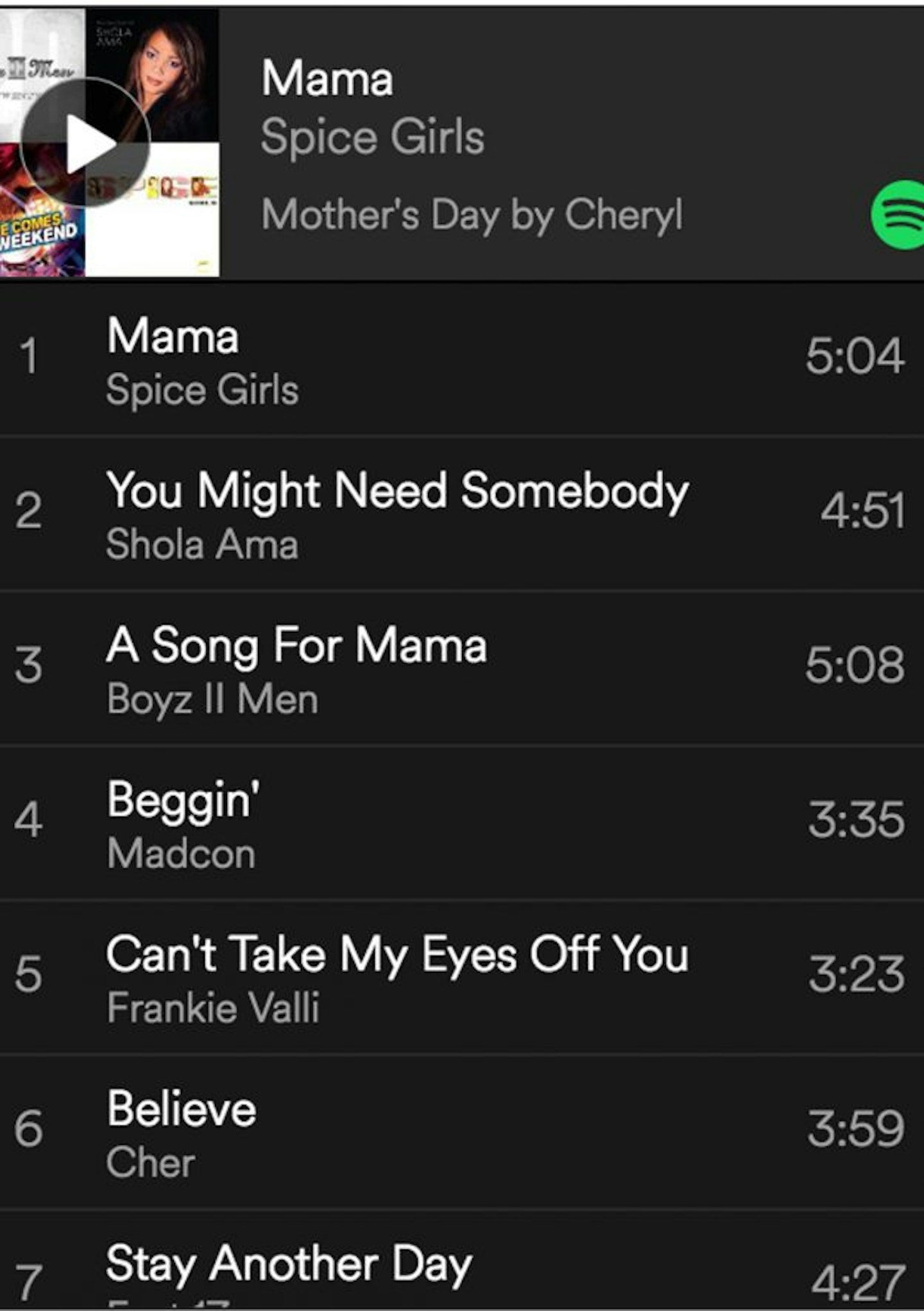 Cheryl Mother's Day