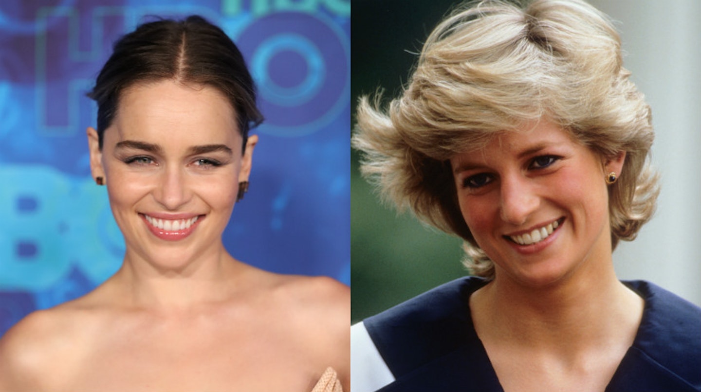 emilia clarke princess diana feud casting