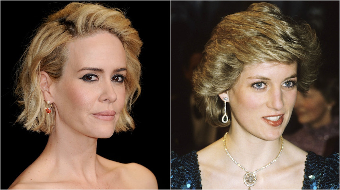 sarah paulson princess diana feud casting