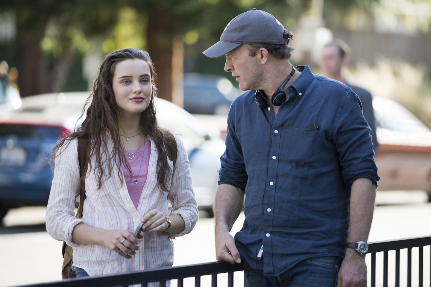 director tom mccarthy and actress katherine langford film 13 Reasons WHy