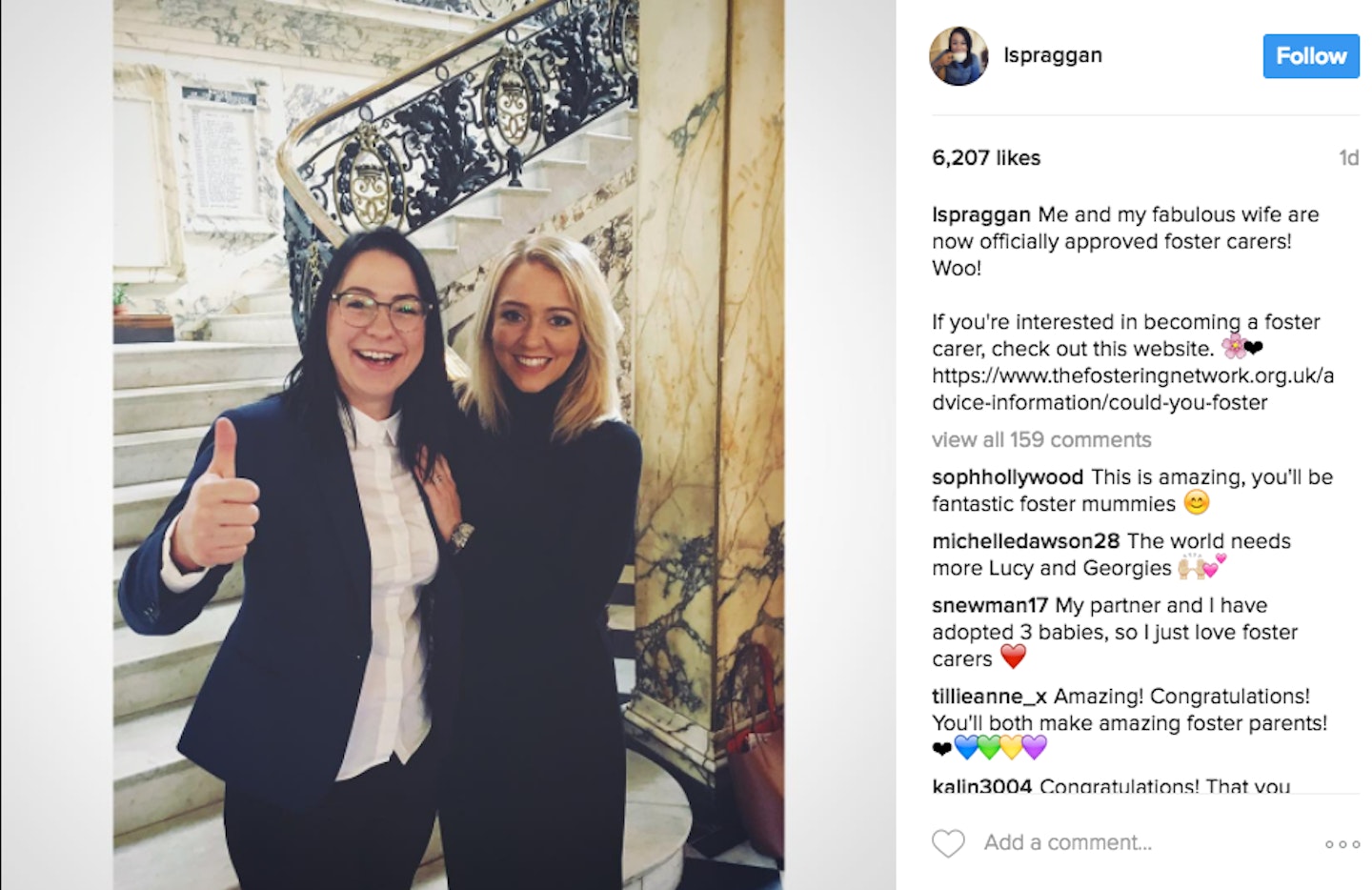 x-factor-lucy-spraggan-wife-georgina-gordon-officially-foster-parents-approved