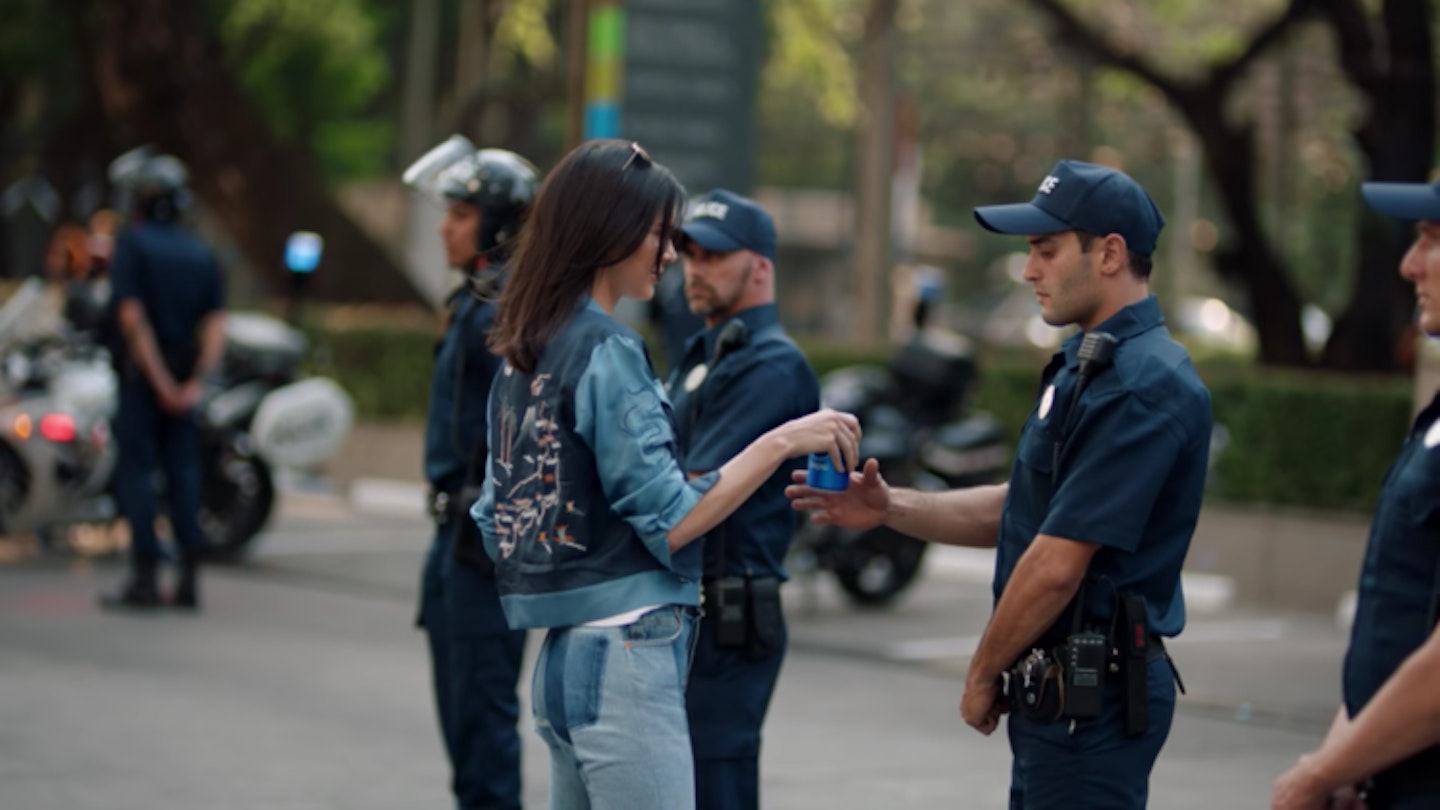 kendall jenner in pepsi advert