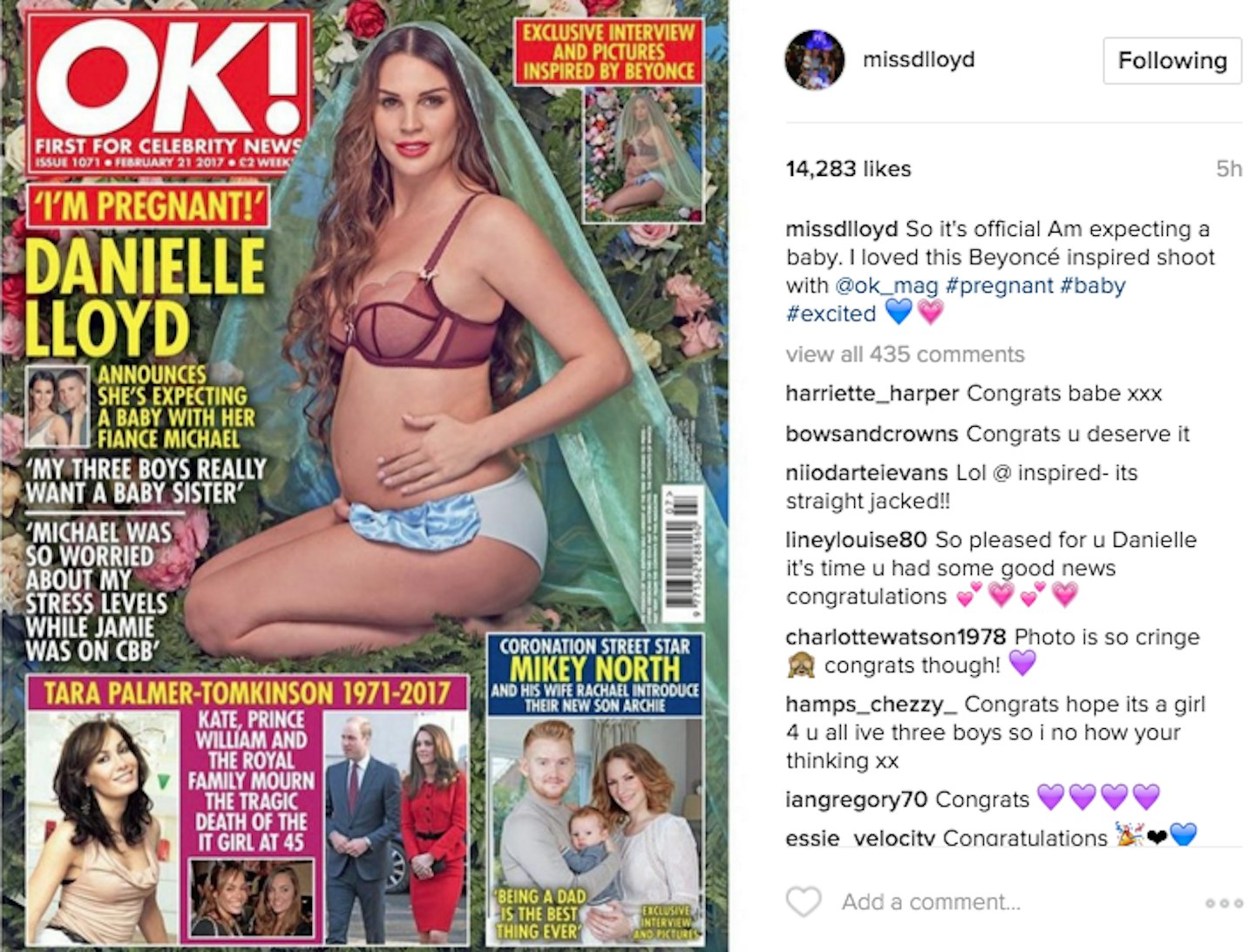 Danielle Lloyd pregnant