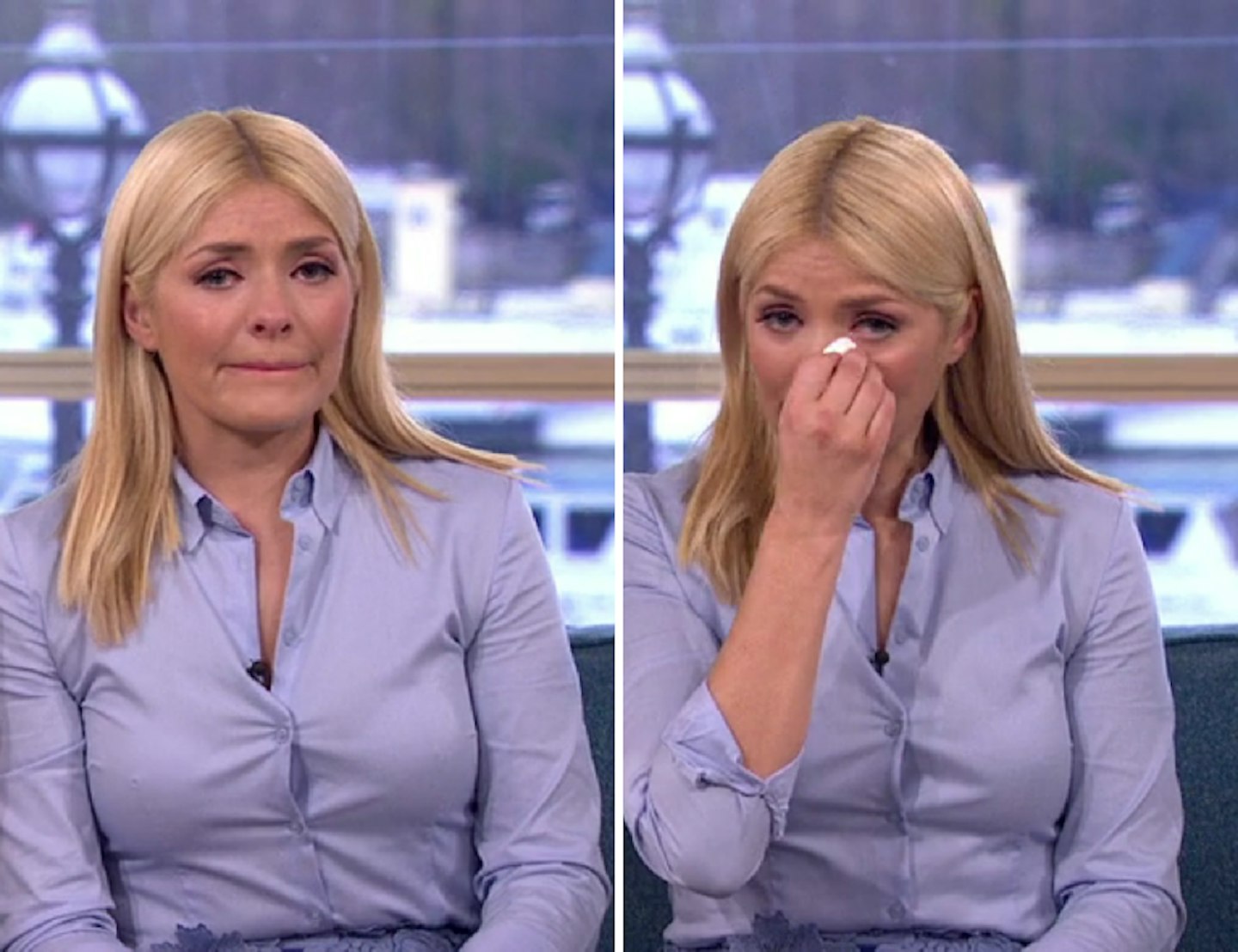Holly Willoughby crying