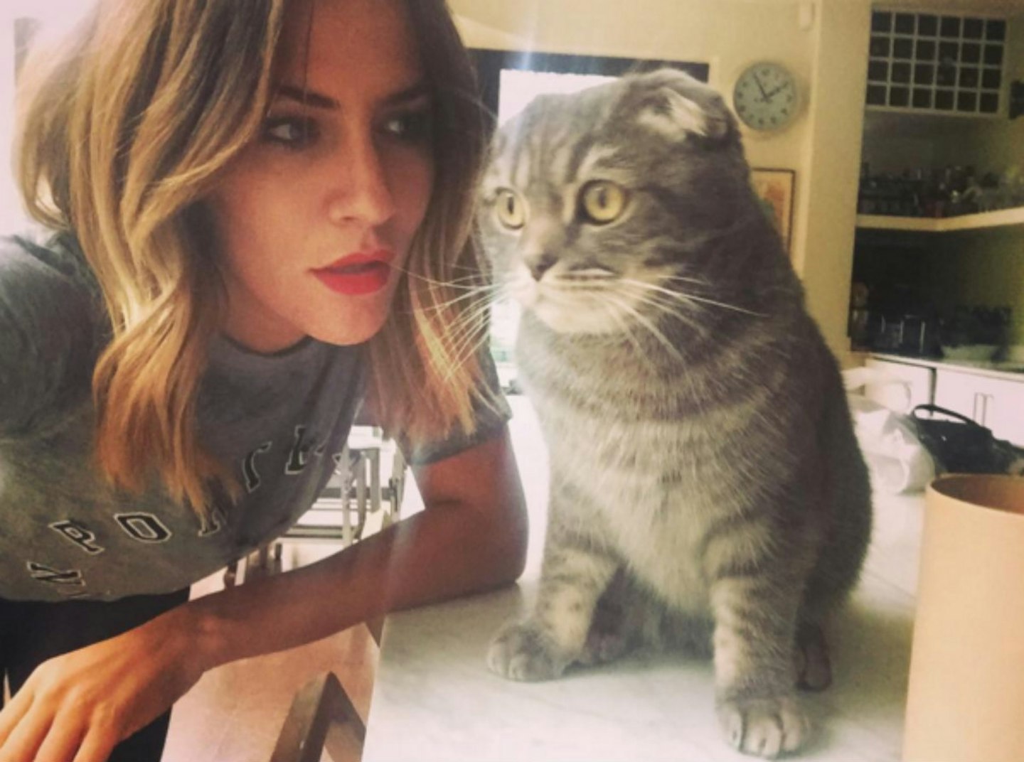 Caroline Flack Cat